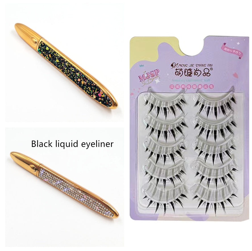 False Eyelashes Self-adhesive Eyeliner Multicolor False Eyelashes Self-adhesive Eyeliner Multicolor